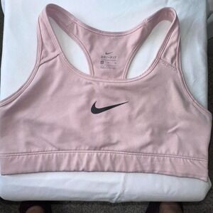 Nike Pink Sports Bra Dri-fit Sz M